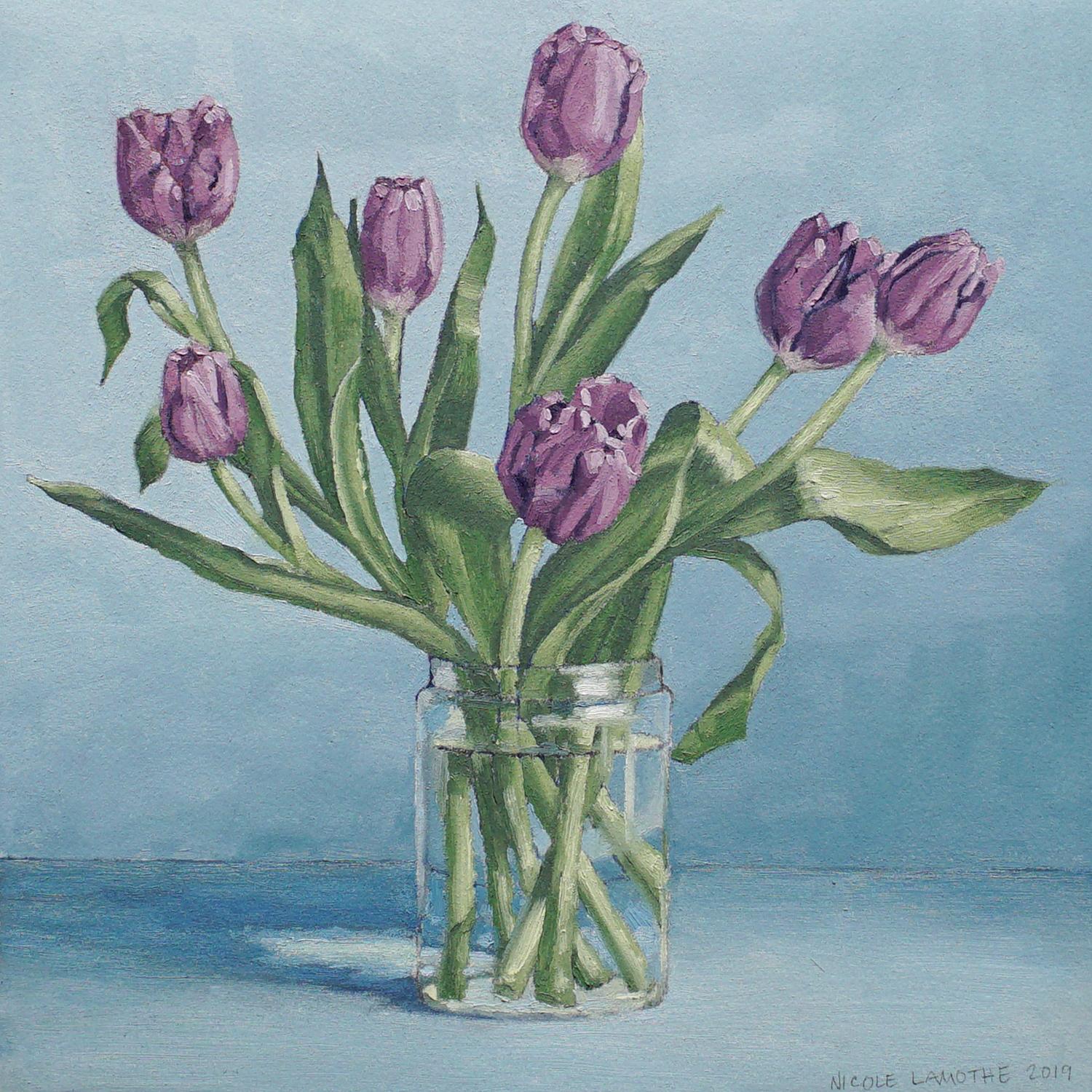 Royal Seven, Oil Painting - Art by Nicole Lamothe