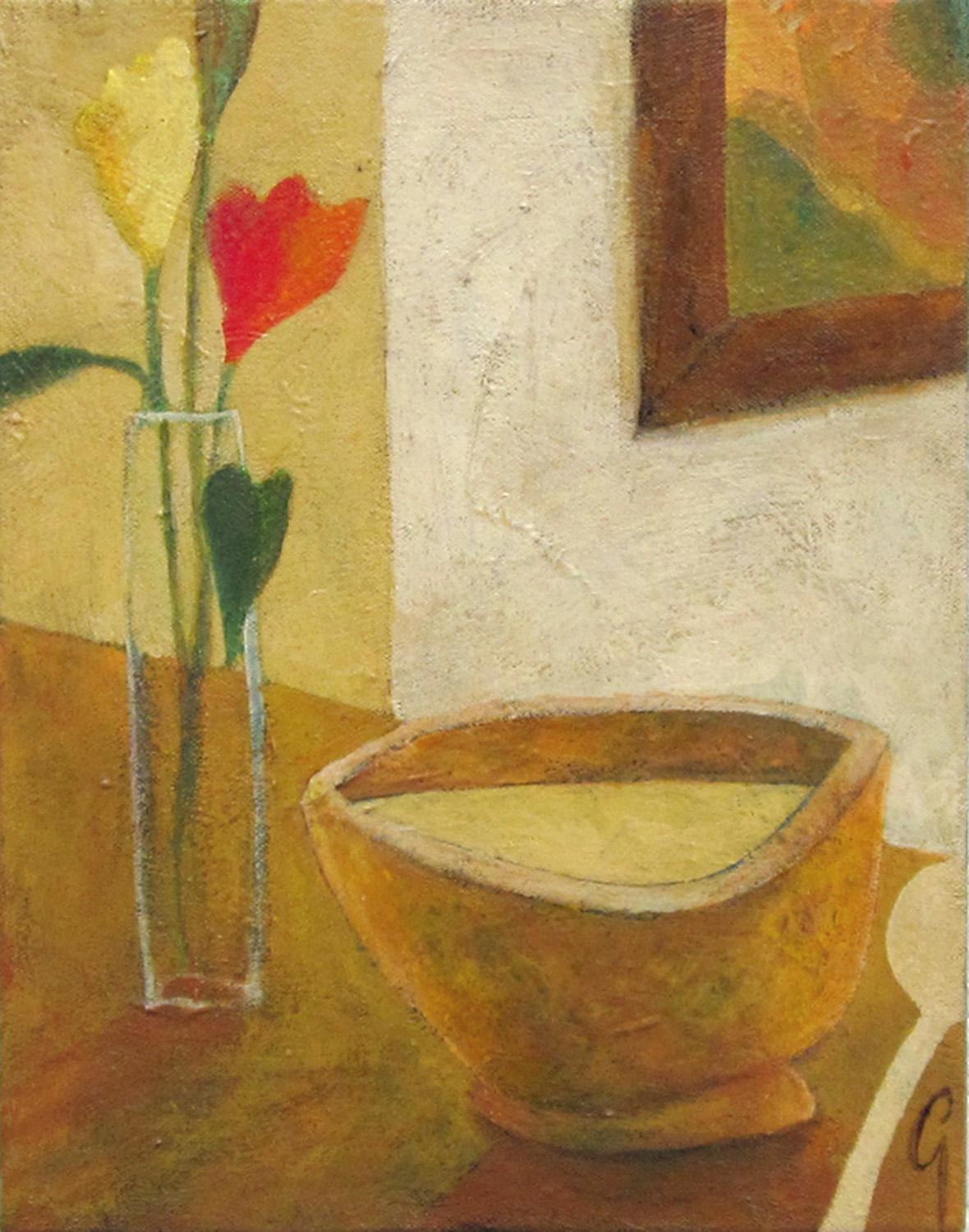Glenn Quist Still-Life Painting - Soup, Original Painting