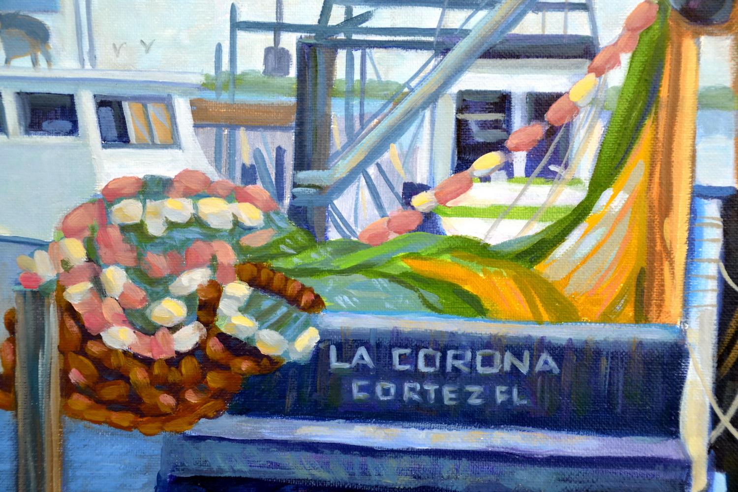 Fernando Soler Landscape Painting - La Corona, Oil Painting