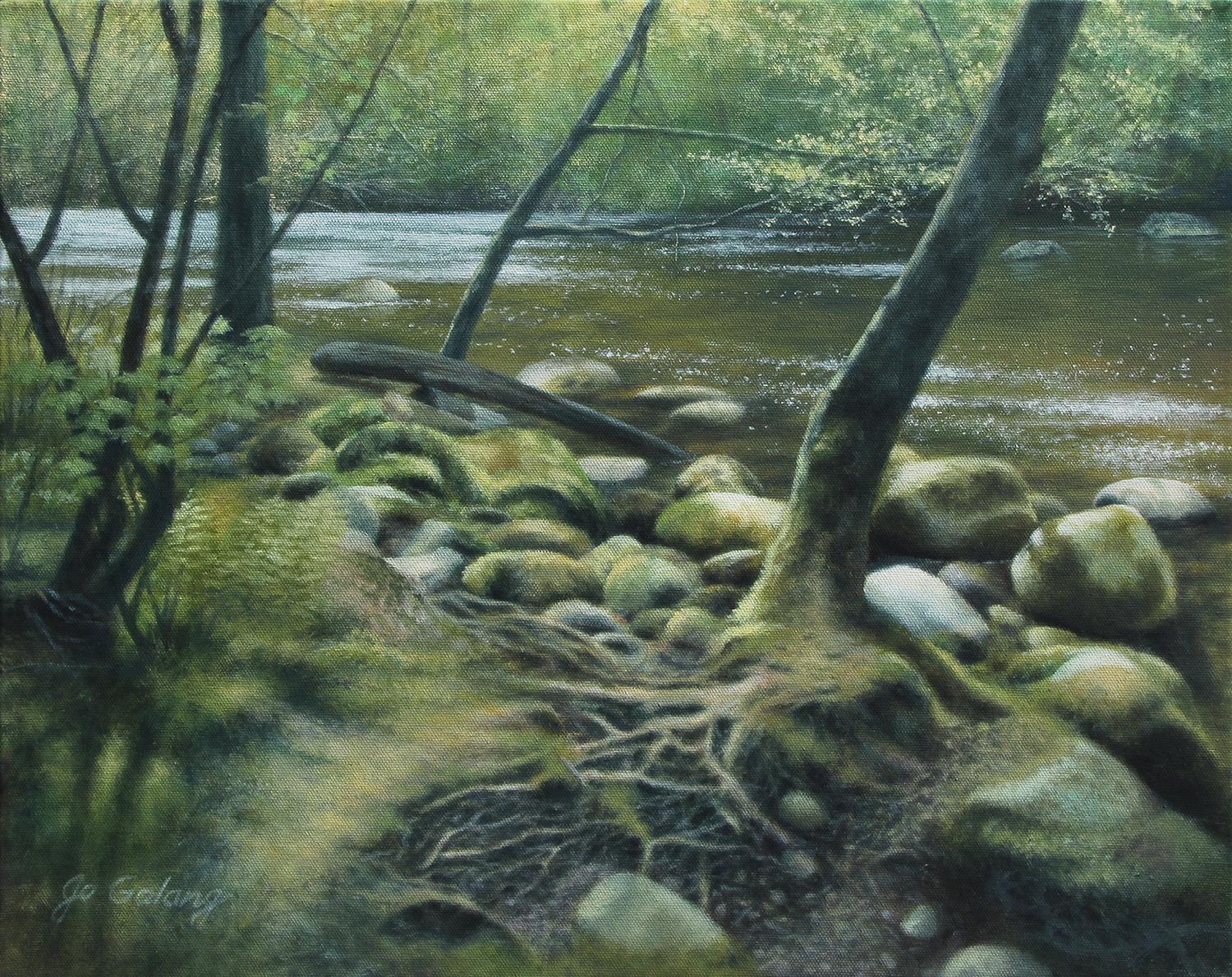 A Moment in Time, Oil Painting