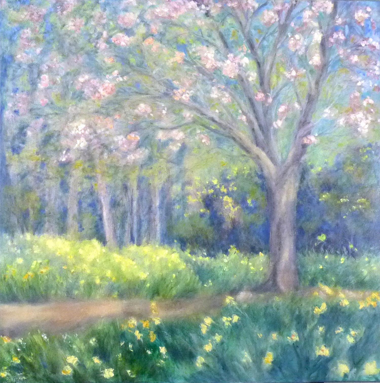 Heralding Spring No. 2, Oil Painting - Art by Elizabeth Garat
