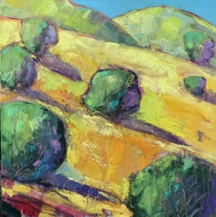 Mount Diablo Trees, Oil Painting