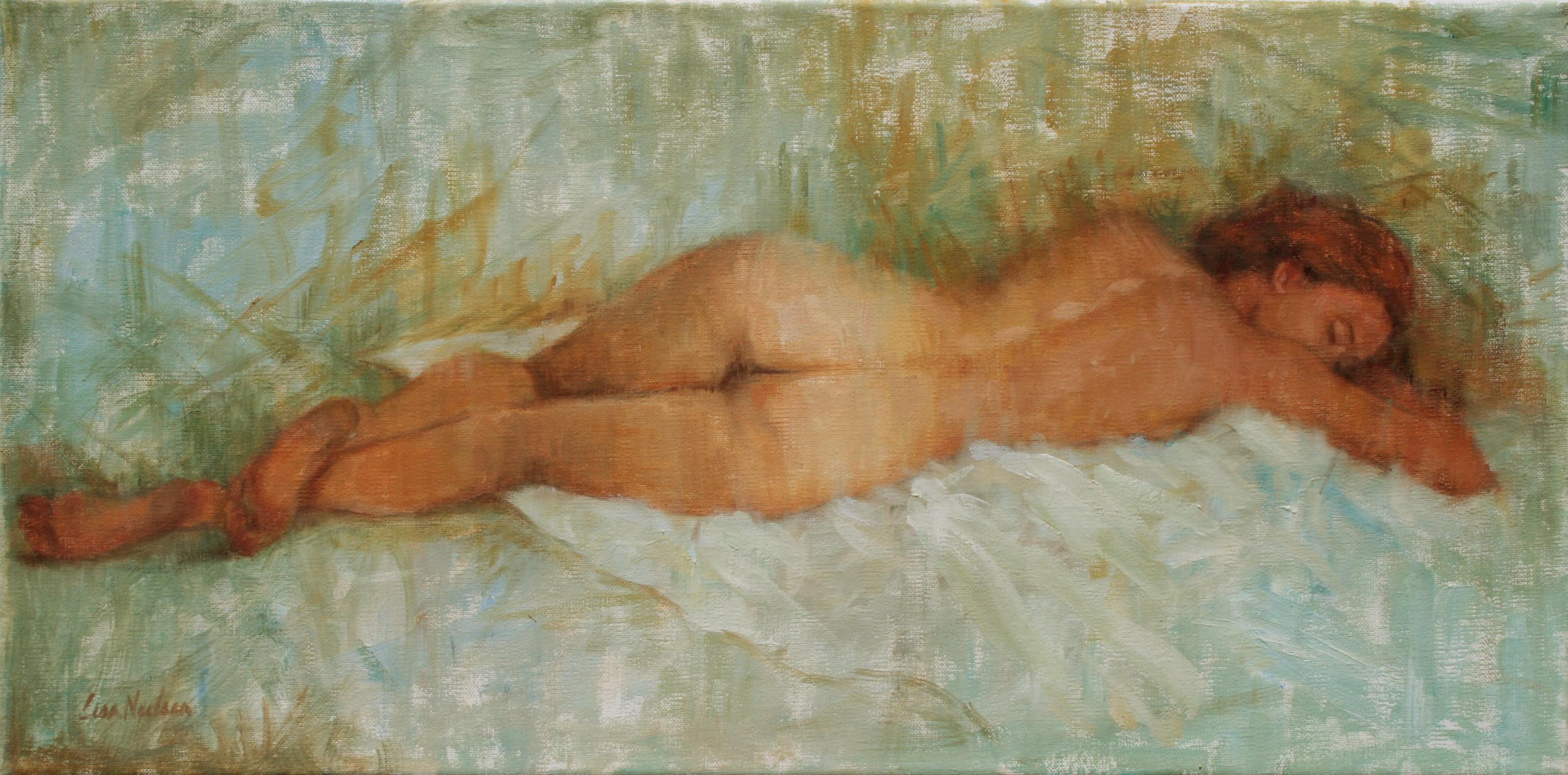 Restful, Oil Painting - Art by Lisa Nielsen