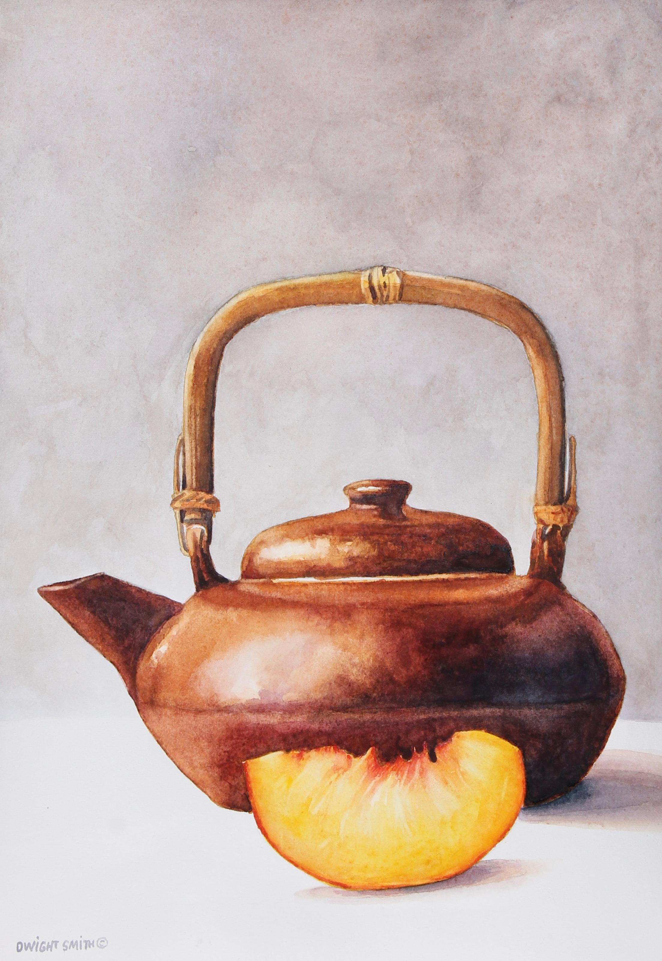 Dwight Smith Still-Life - Peach Tea, Original Painting