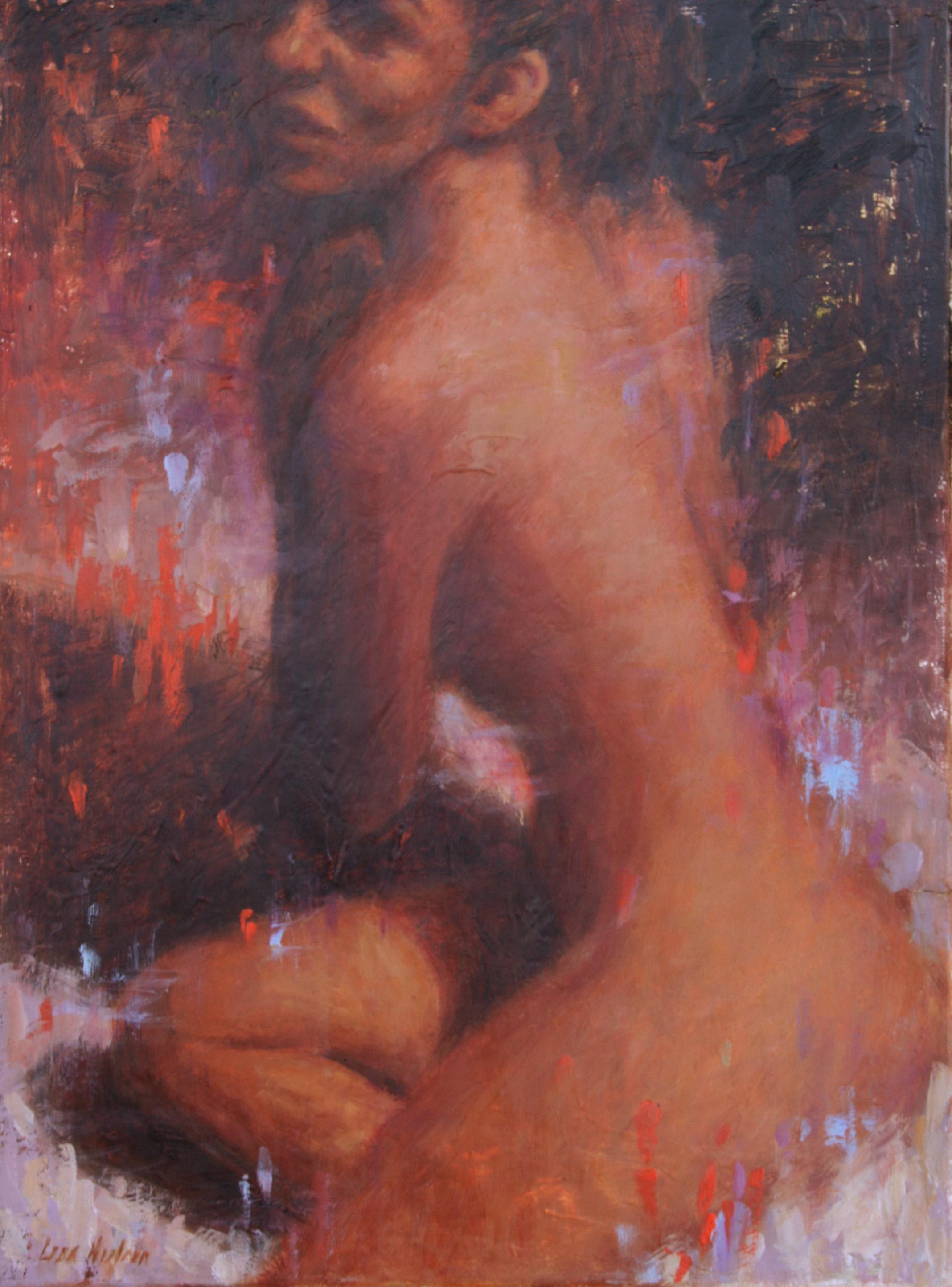 Pause, Oil Painting - Art by Lisa Nielsen