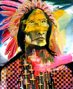 Hopeful Modern Chief, Original Painting