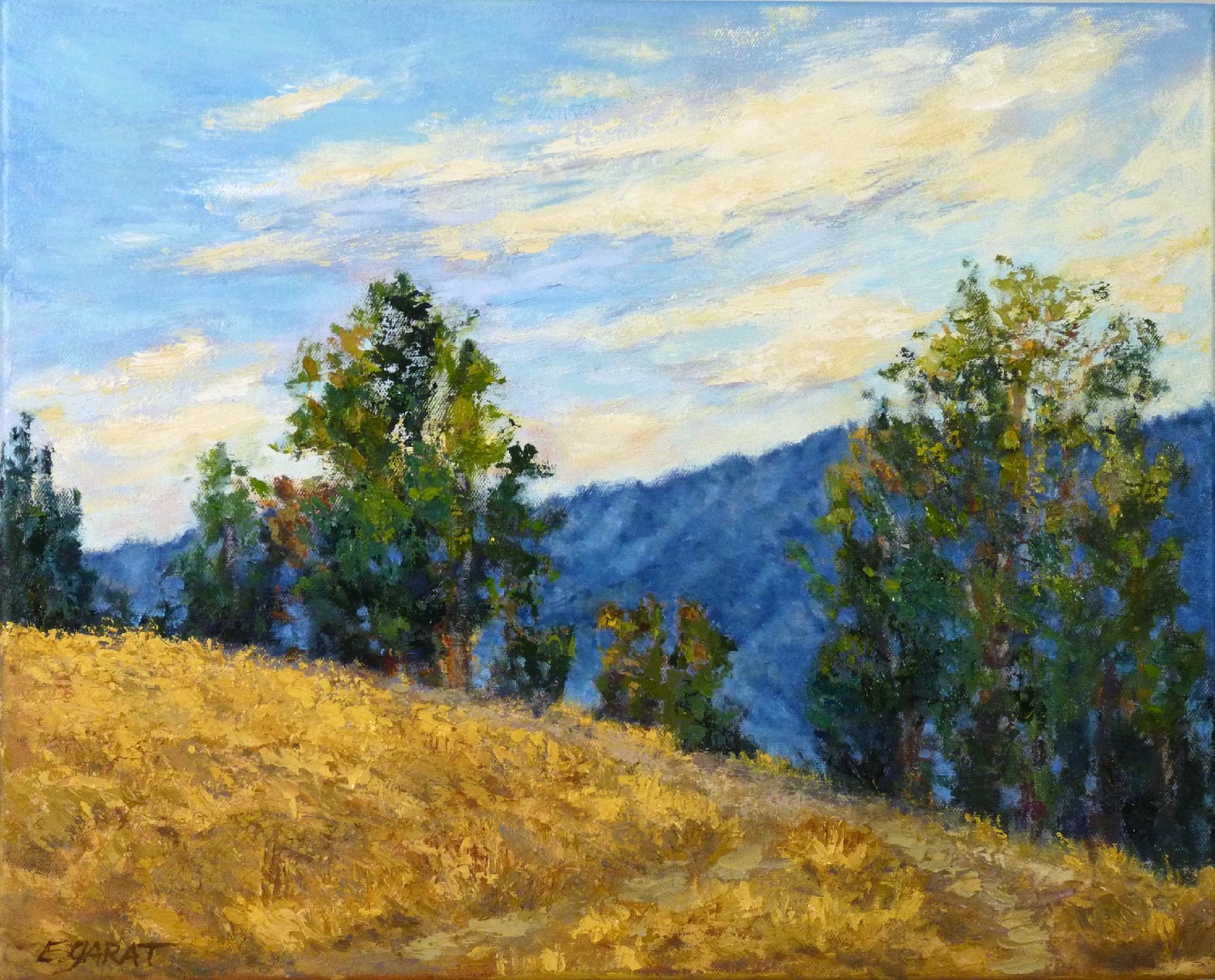 Santa Ana Gold, Oil Painting - Art by Elizabeth Garat