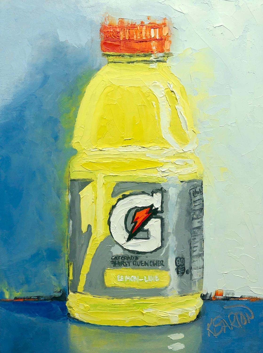 Lemon-Lime, Oil Painting - Art by Karen Barton