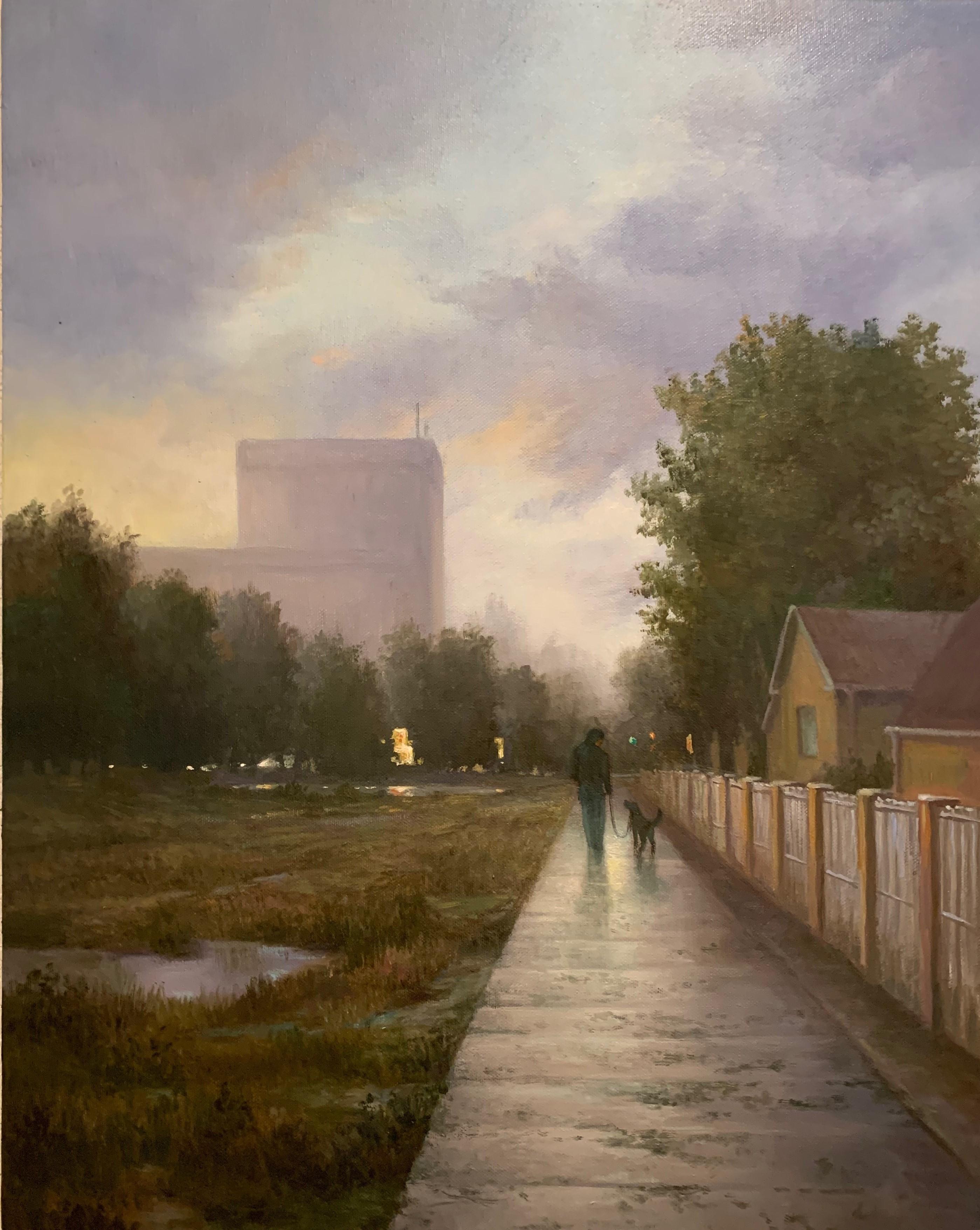 After Rain, Oil Painting - Art by Nikolay Rizhankov