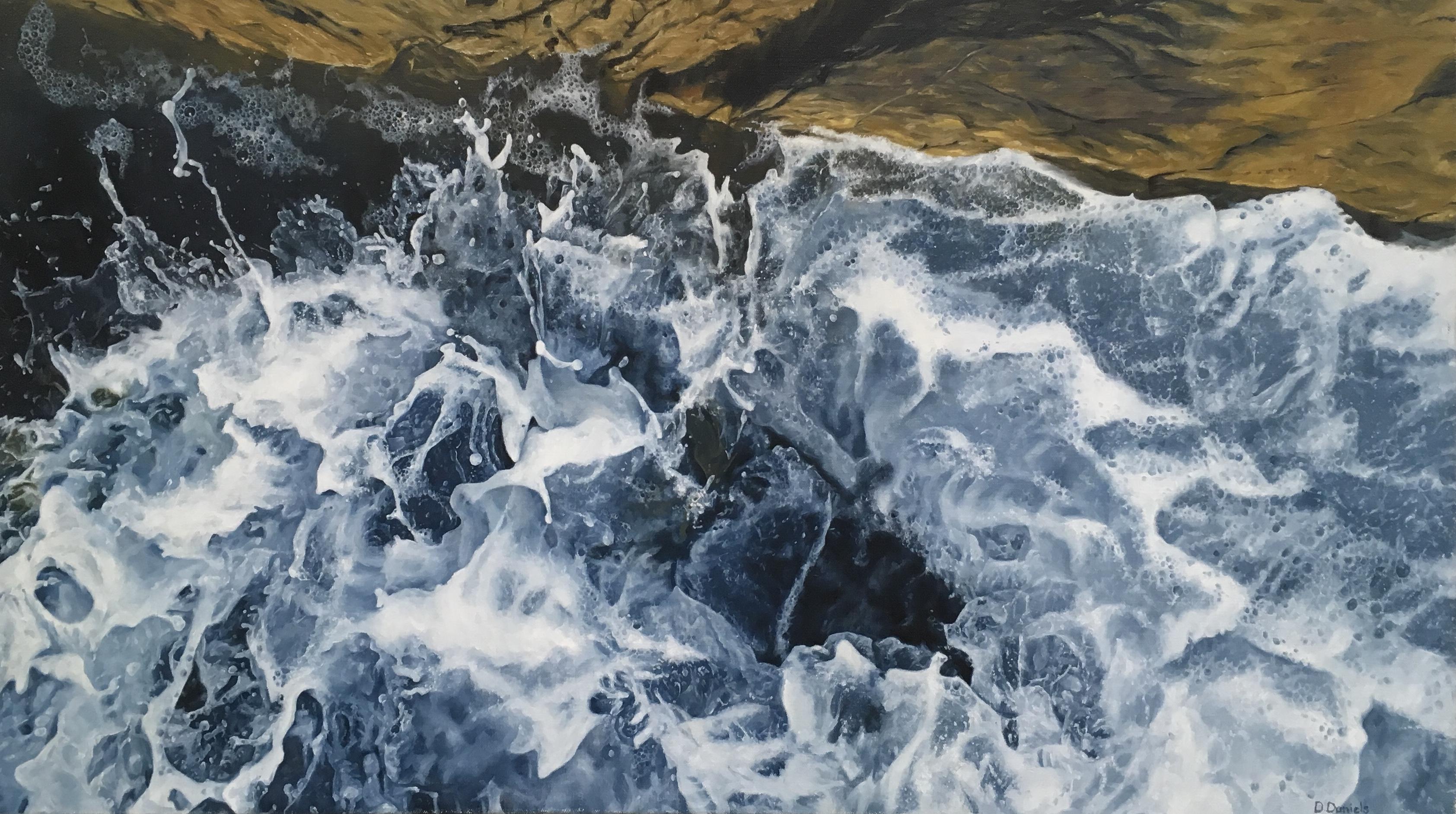 Debbie Daniels Landscape Painting - Rising Tide, Oil Painting