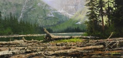 Mountain Lake, Oil Painting