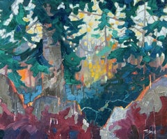 Fir, peinture à l'huile