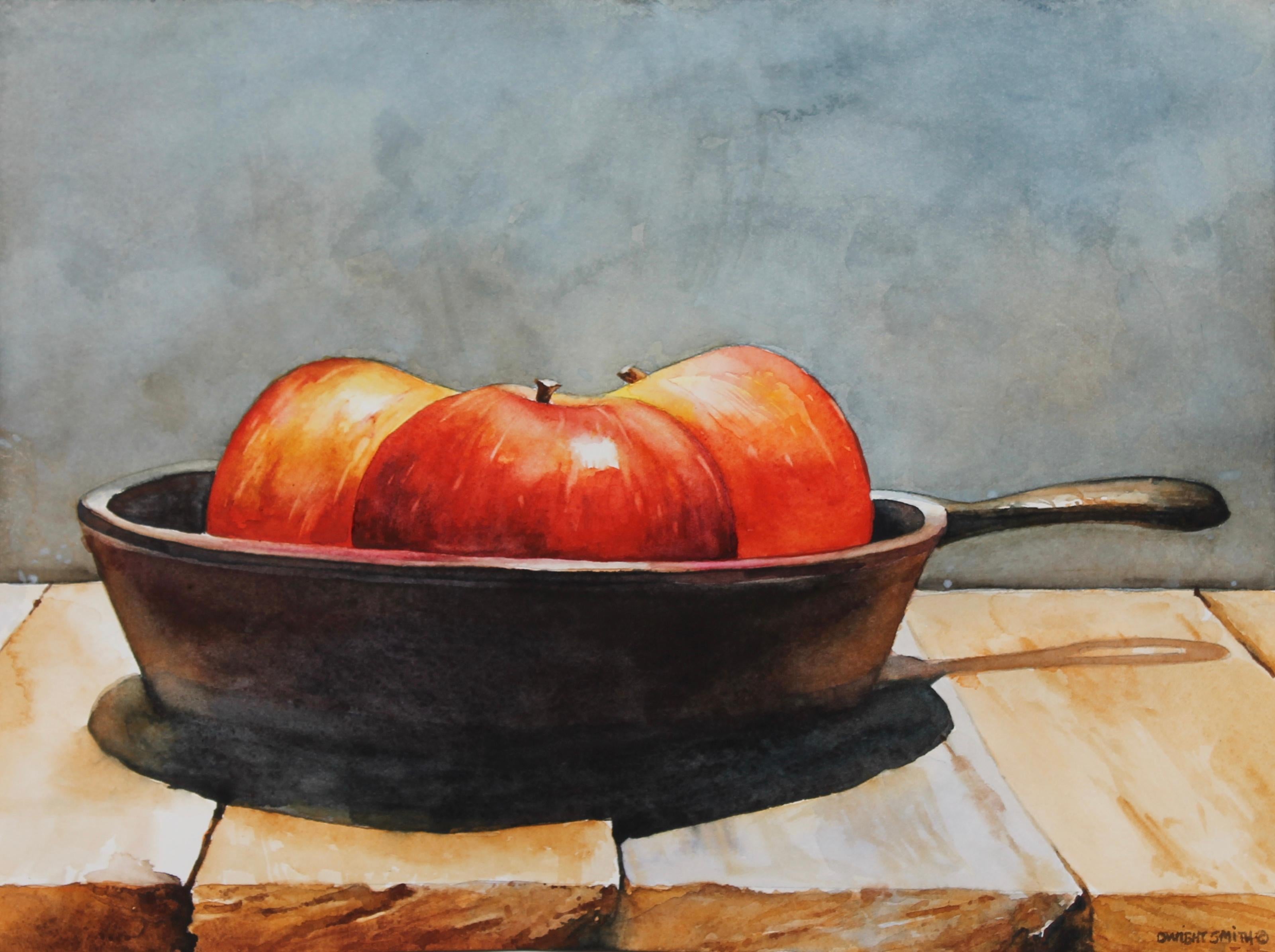 Dwight Smith Still-Life - Fried Apples, Original Painting