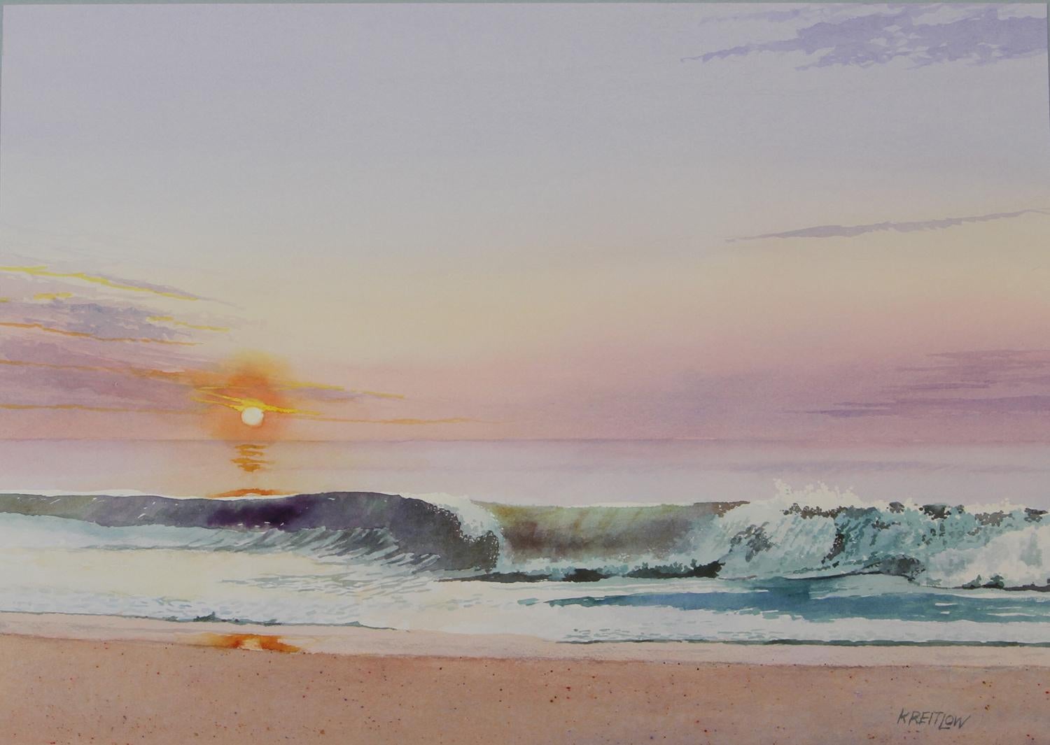 Bill Kreitlow Landscape Art - Rehoboth Sunrise, Original Painting