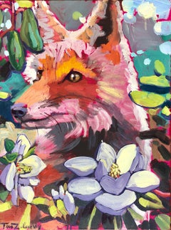 Magnolia Fox, Oil Painting