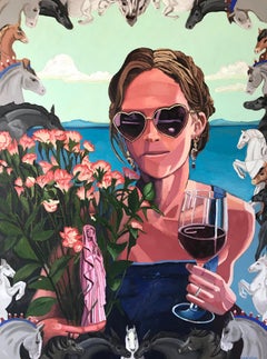 Queen of Cups, Oil Painting