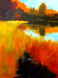 Marsh d'automne, peinture originale