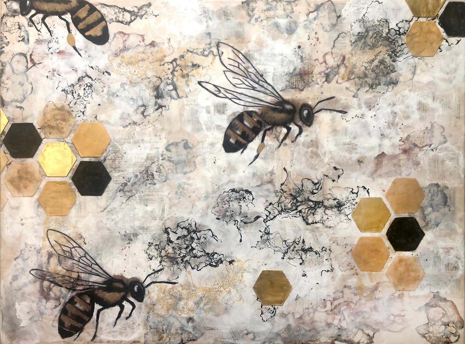 Telling the Bees, Original Painting - Art by Shannon Amidon