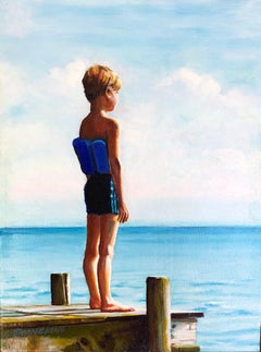 Dive Contemplation, Original Painting