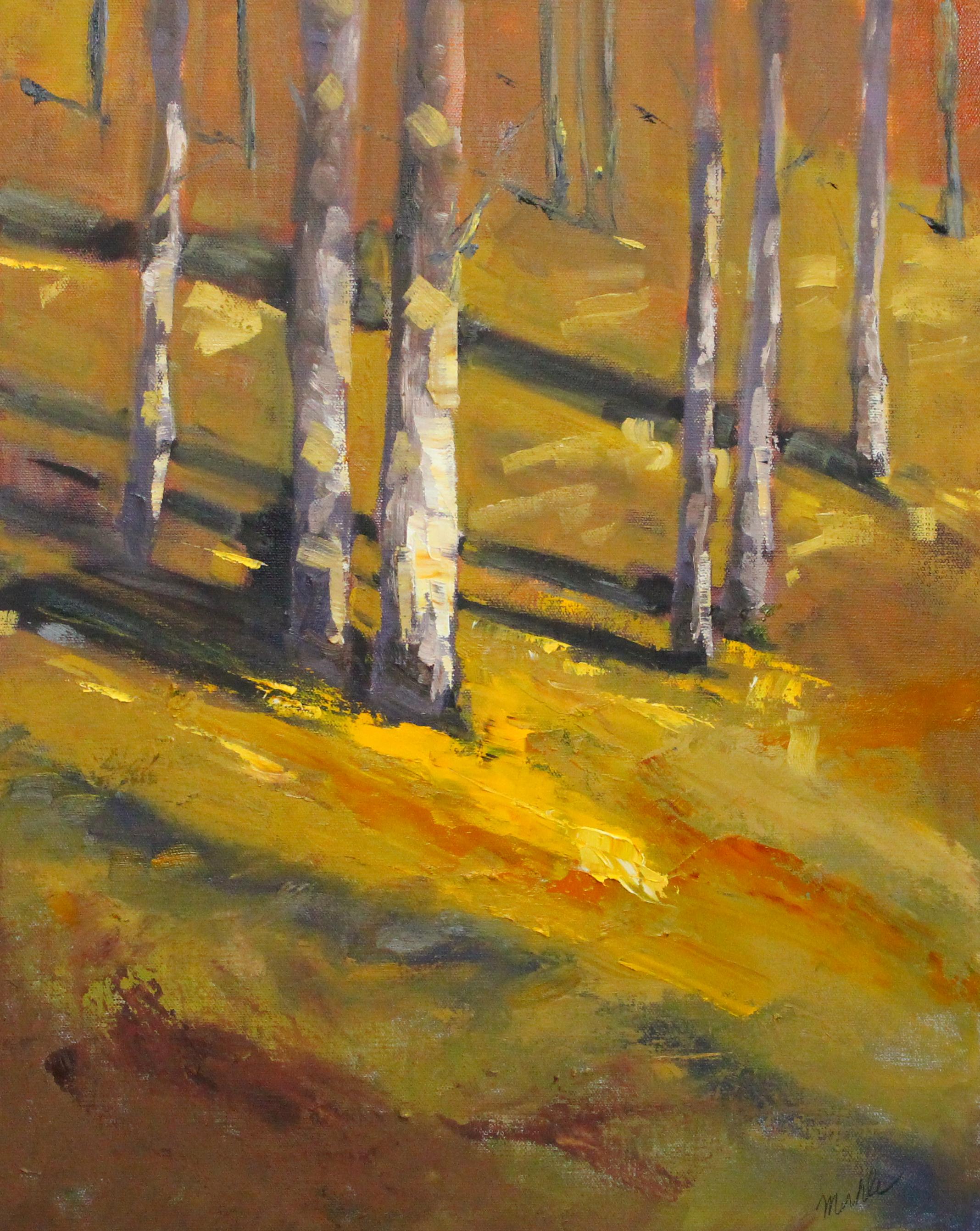 Fall Afternoon, Oil Painting - Art by Nancy Merkle