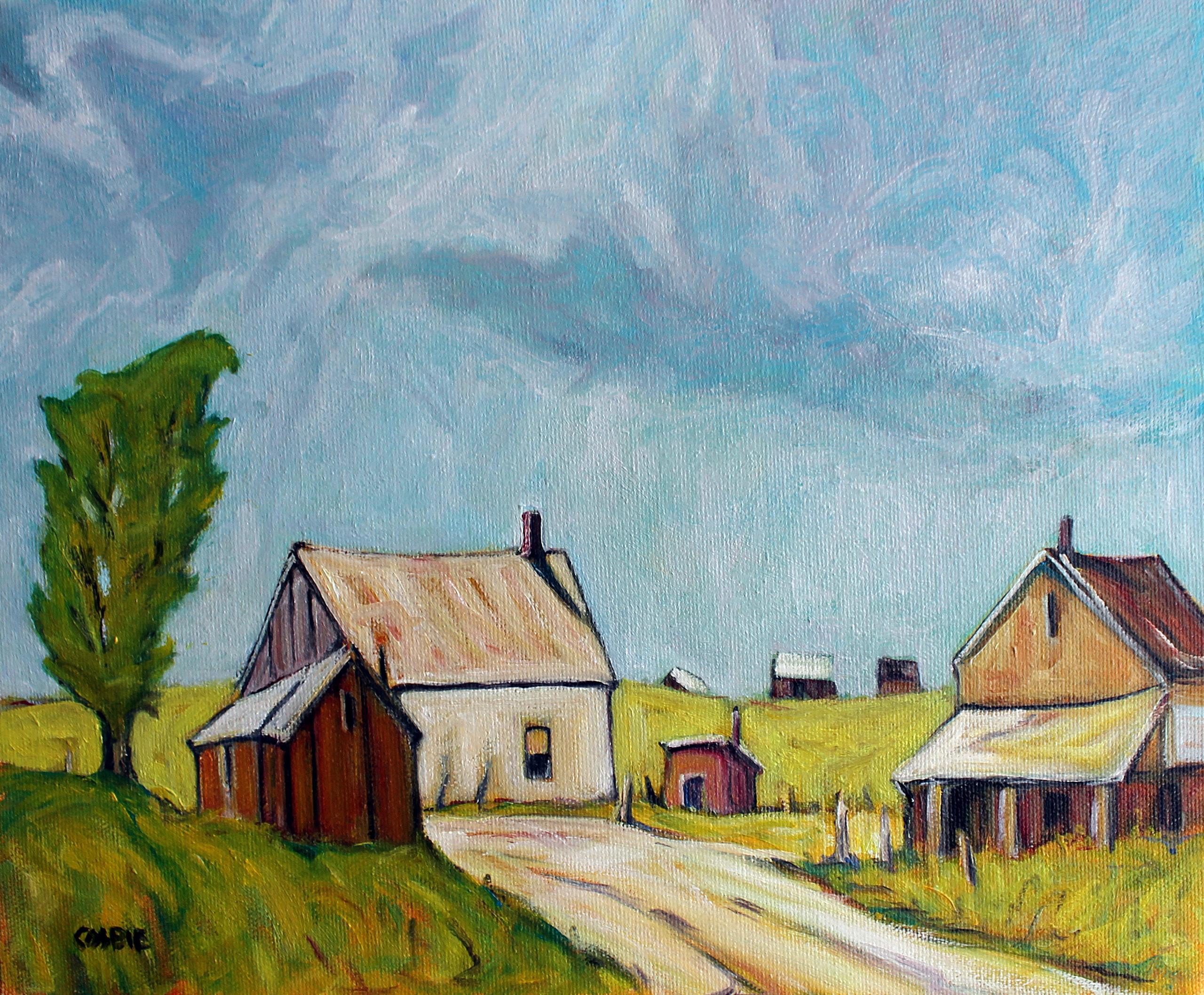 Old Farmstead, Enfield, North Carolina, Oil Painting