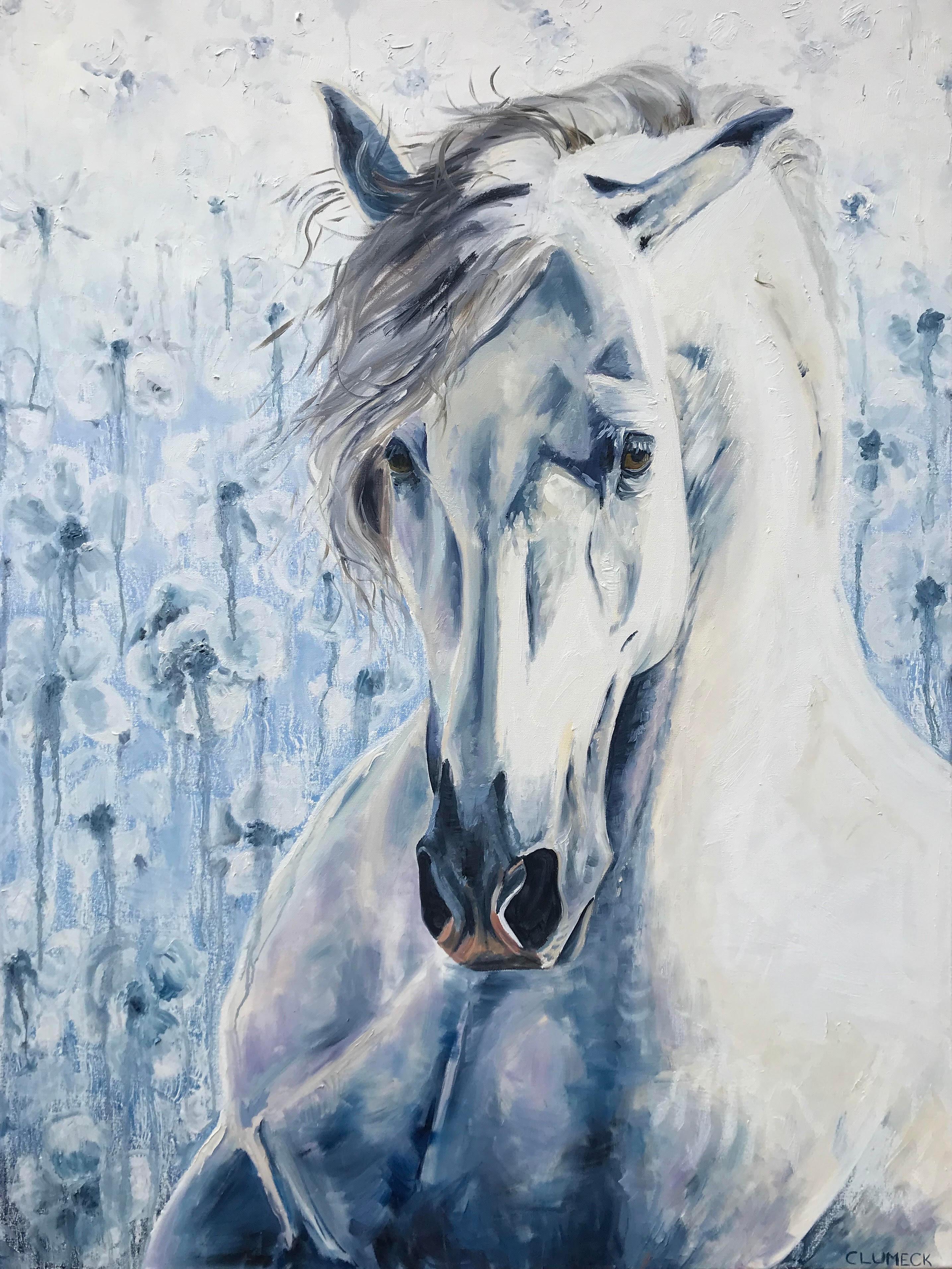Alana Clumeck Animal Painting - Brave One, Oil Painting
