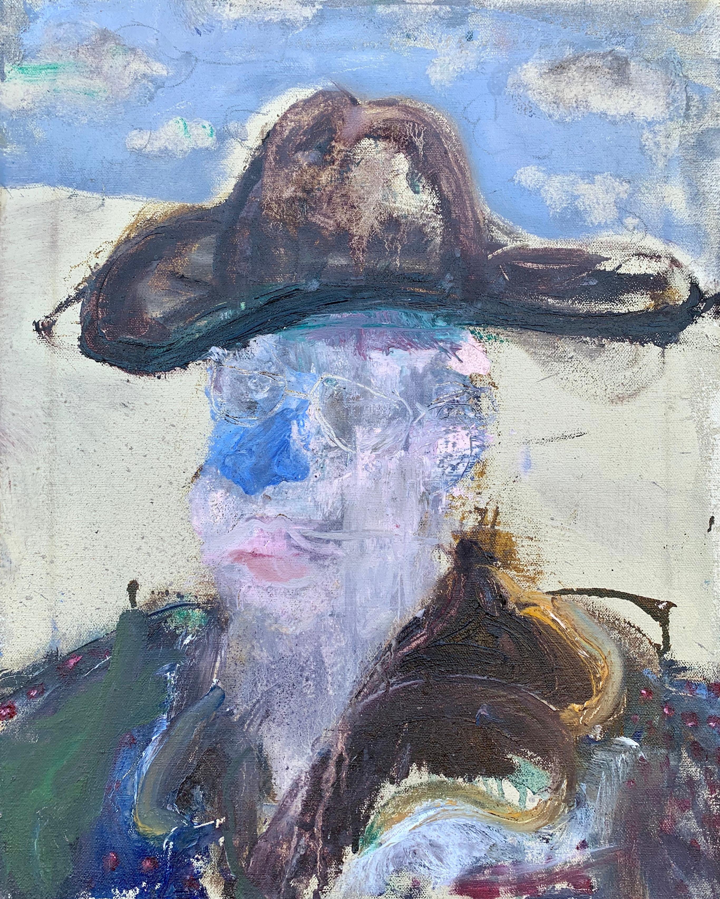 Cowboy, Oil Painting - Art by Damian Gomes