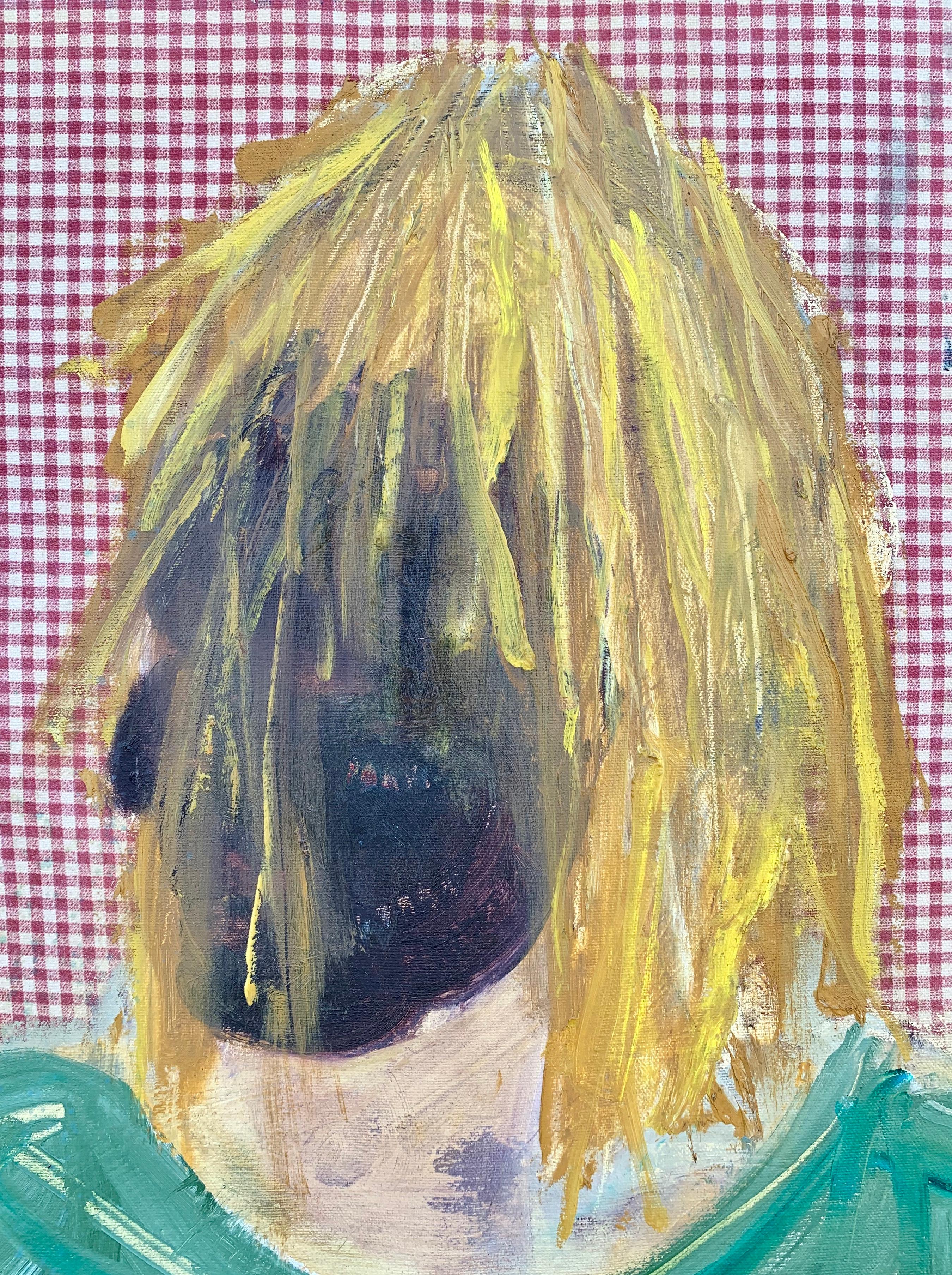 Blonde, Oil Painting - Art by Damian Gomes