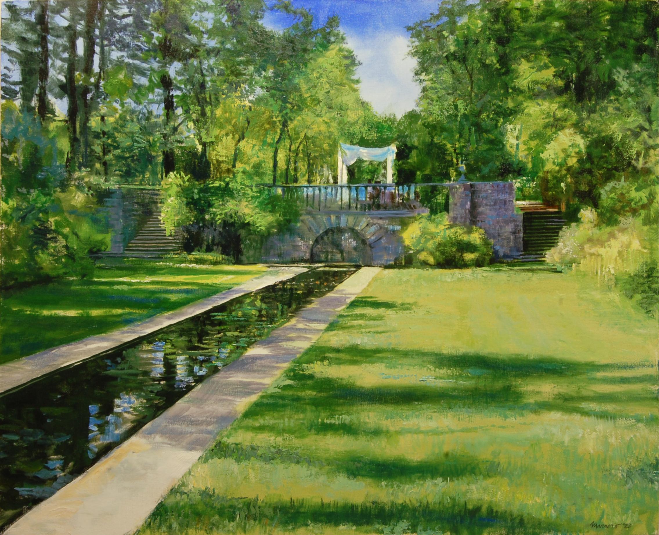 The Lower Grounds at Skylands, Oil Painting