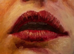 Red Lips, Oil Painting