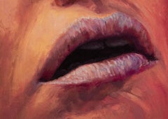 Lavender Lips, Oil Painting