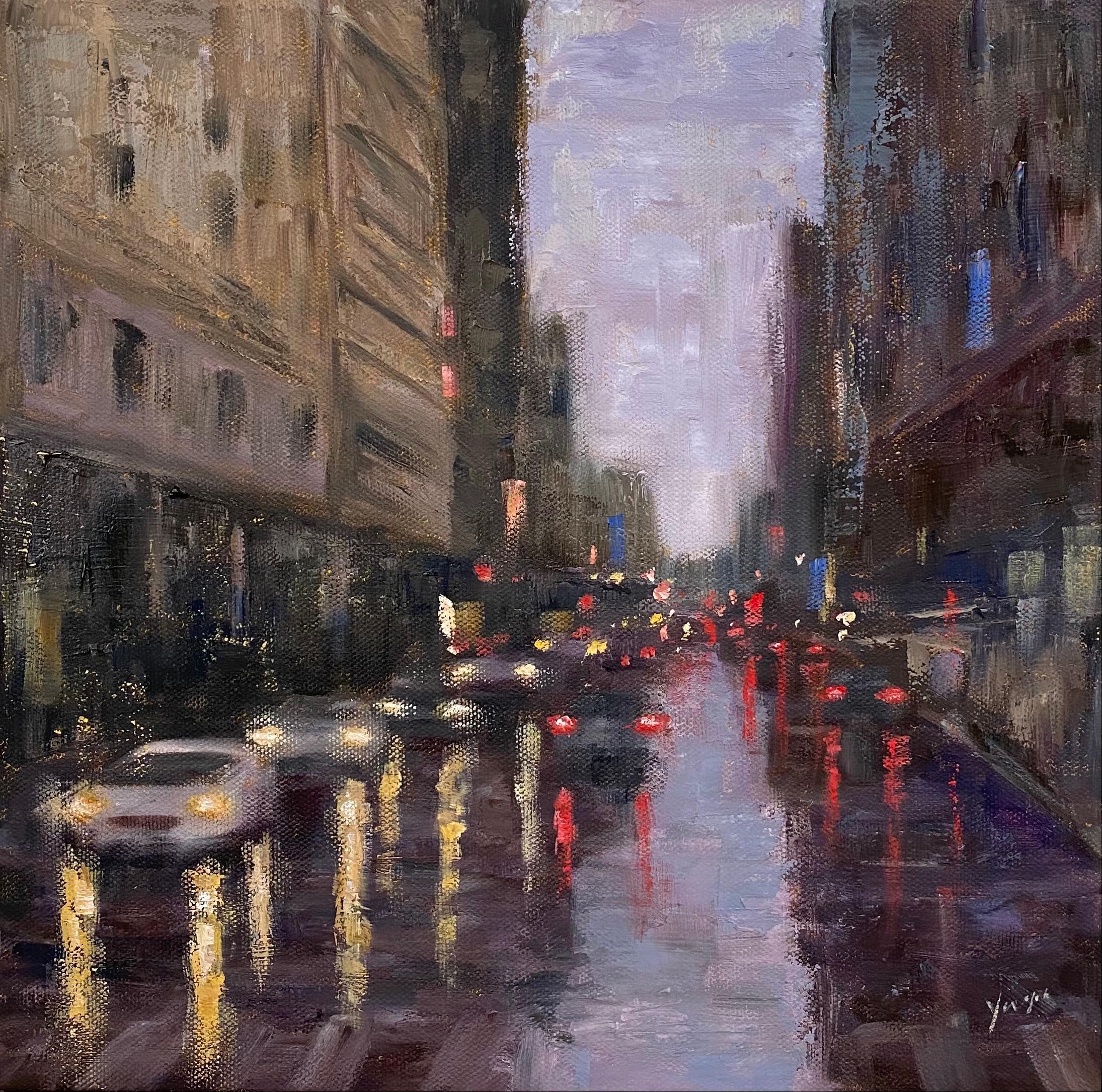 Ceaseless Rain, Oil Painting