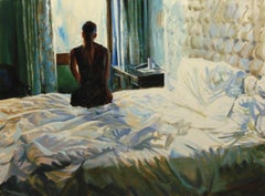 Contemplazione mattutina, Pittura a olio