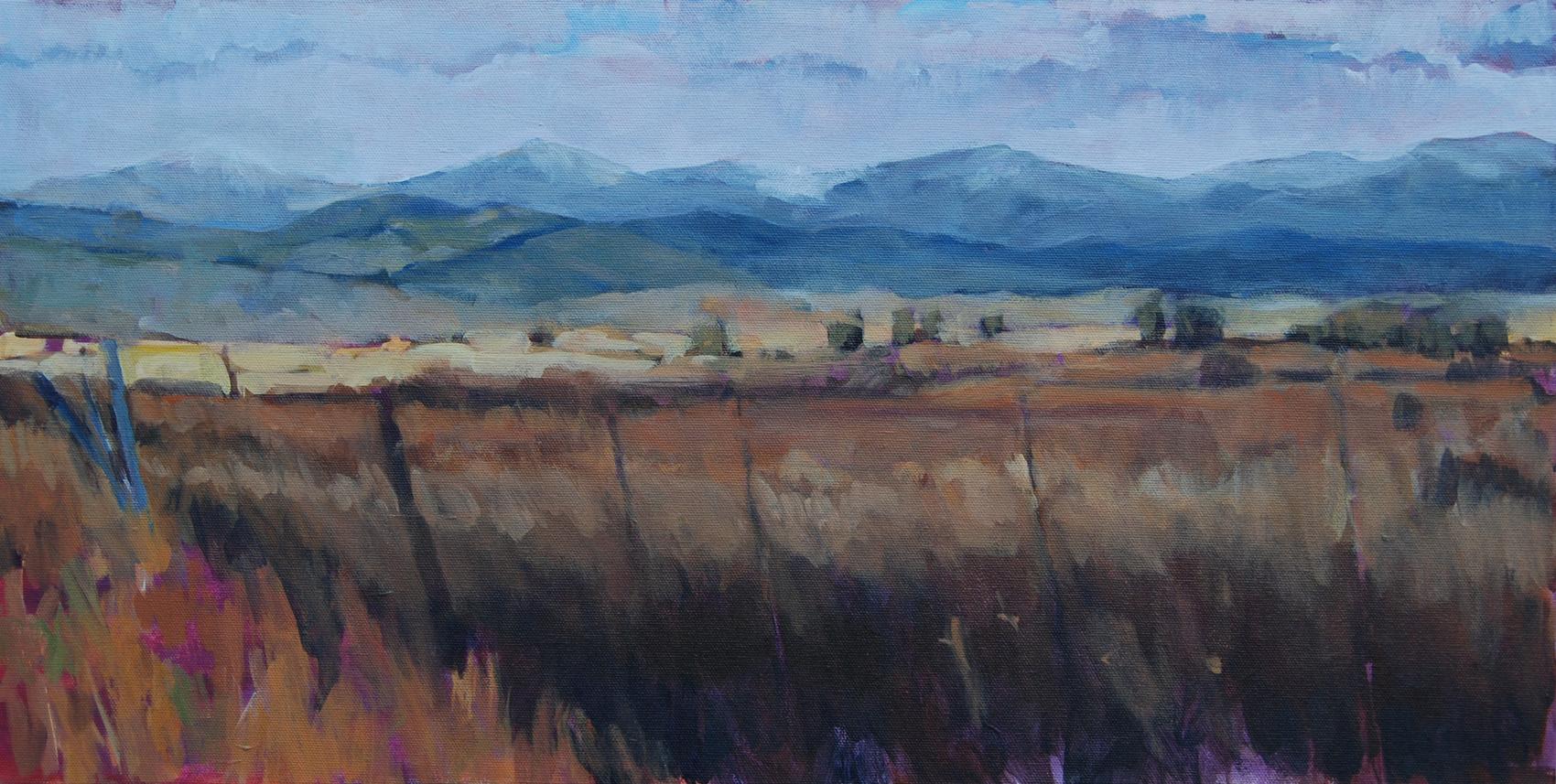 San Luis Valley, Original Painting - Art by Heather Foster