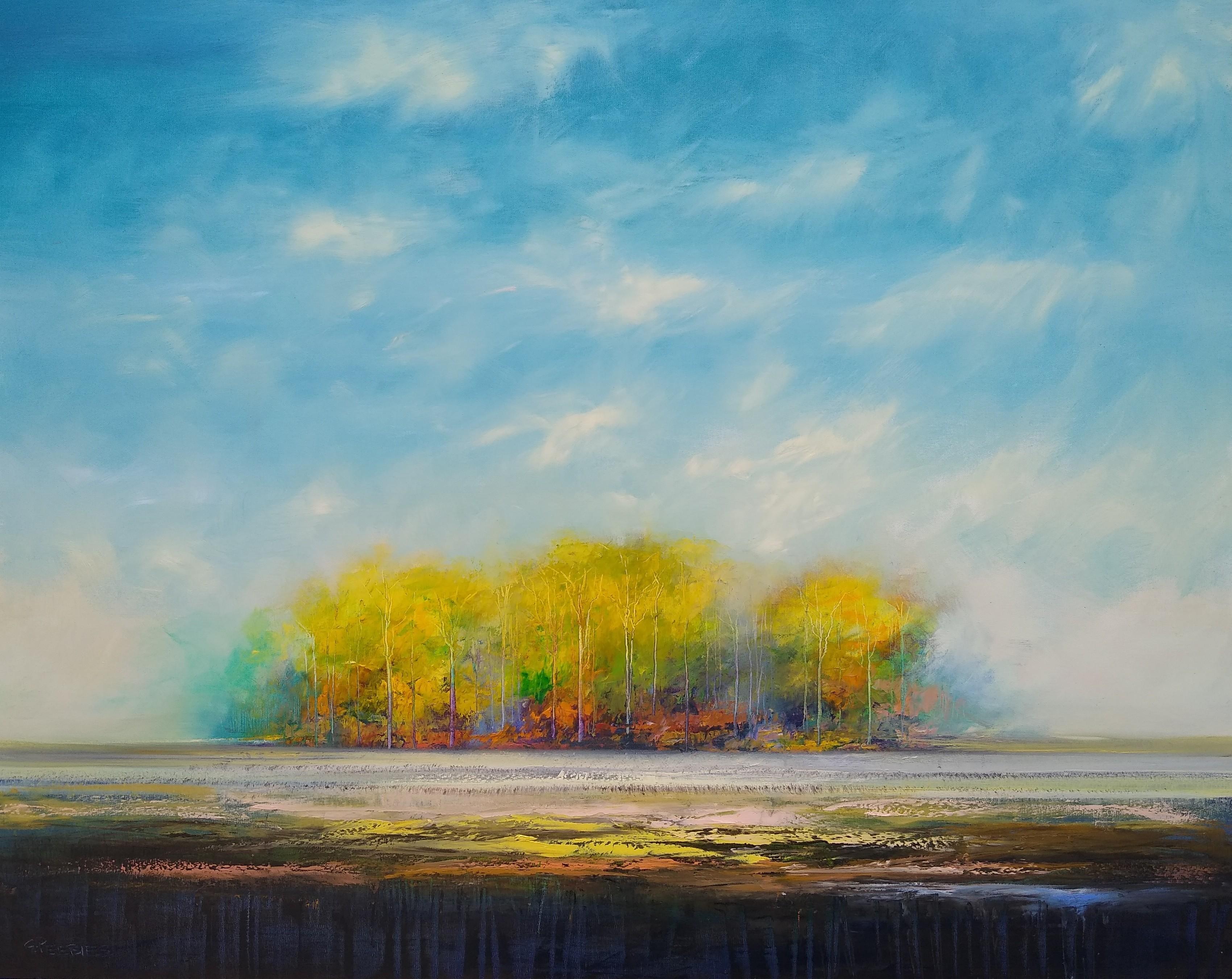 Laura Lasworth The Storm Between Two Trees, oil painting For Sale at