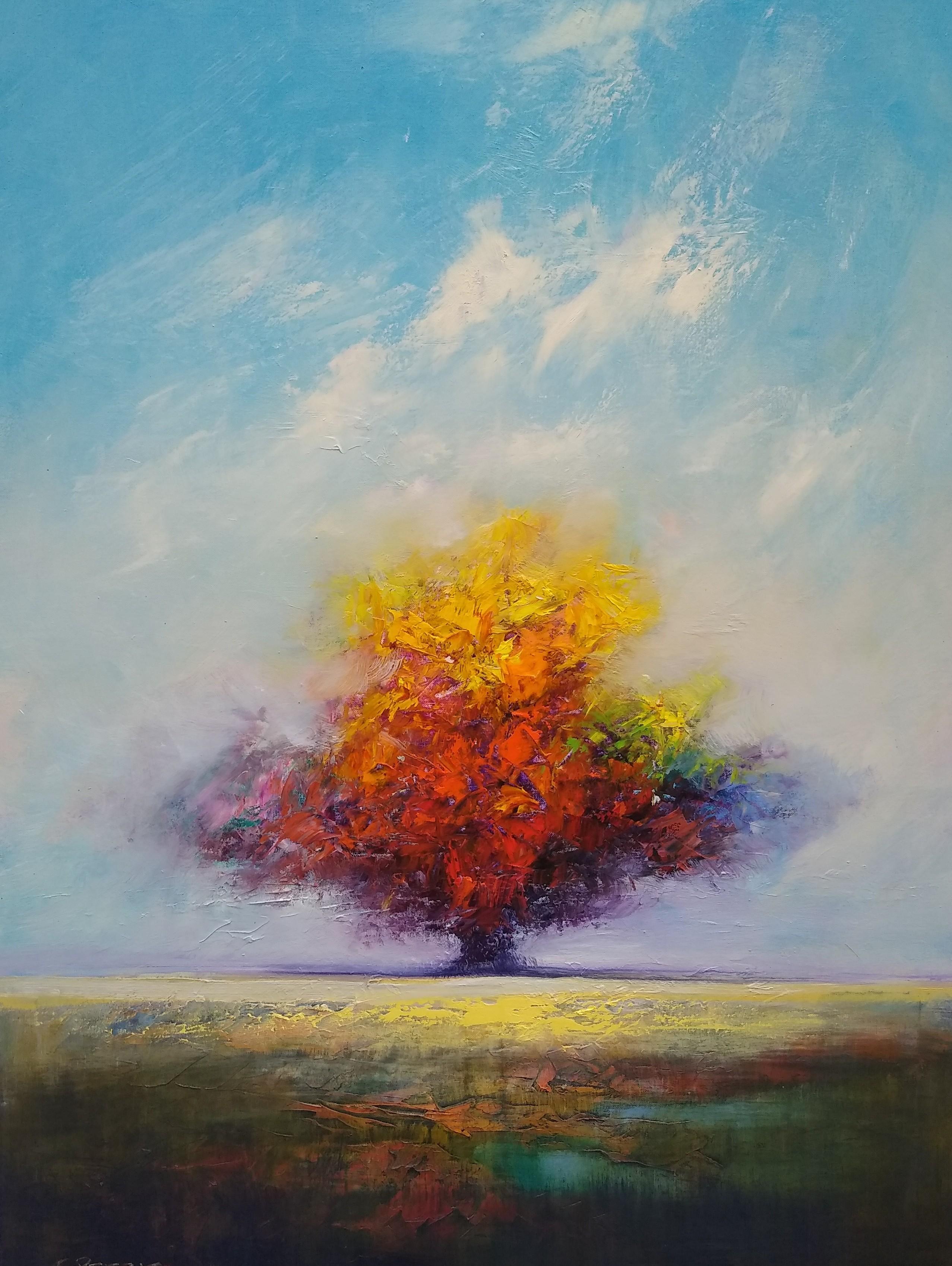 Landscape Painting George Peebles - Hille, peinture à l'huile