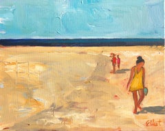 Leaving the Beach, Original Painting