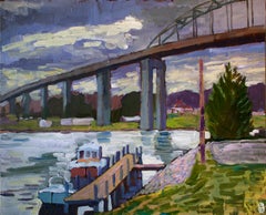 View from the North Side, Original Painting