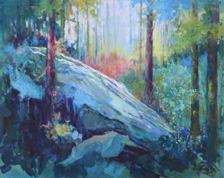 Mickey Cunningham Landscape Painting - Illuminating, Oil Painting