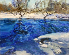 Peinture à l'huile « Ripples at the Bend »