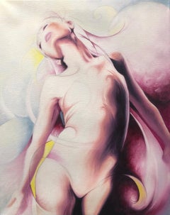 Exultation, peinture à l'huile