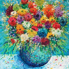 Spring Blooms, Oil Painting