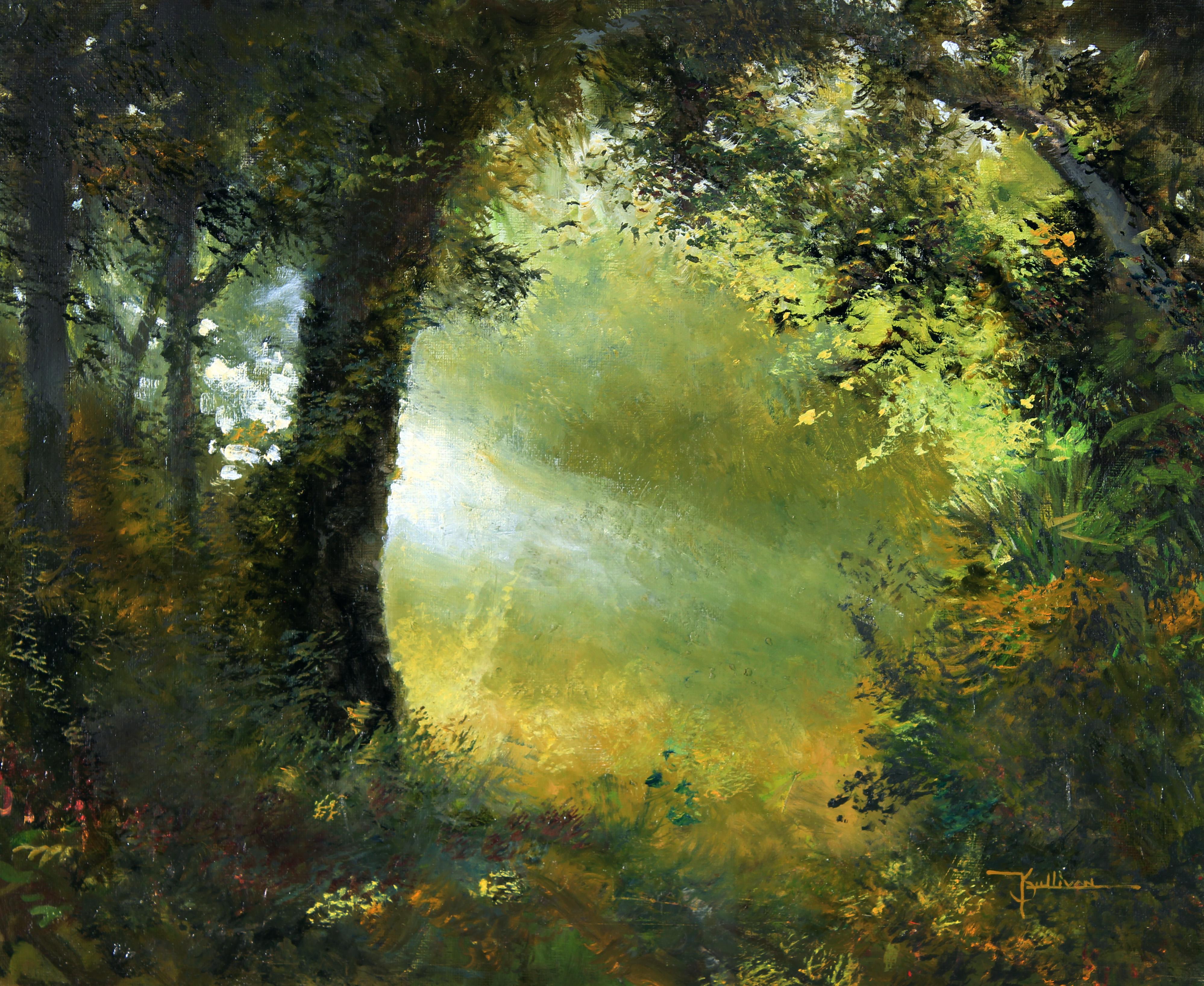 Shining Field, Ölgemälde – Art von Kent Sullivan