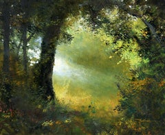 Shining Field, Oil Painting