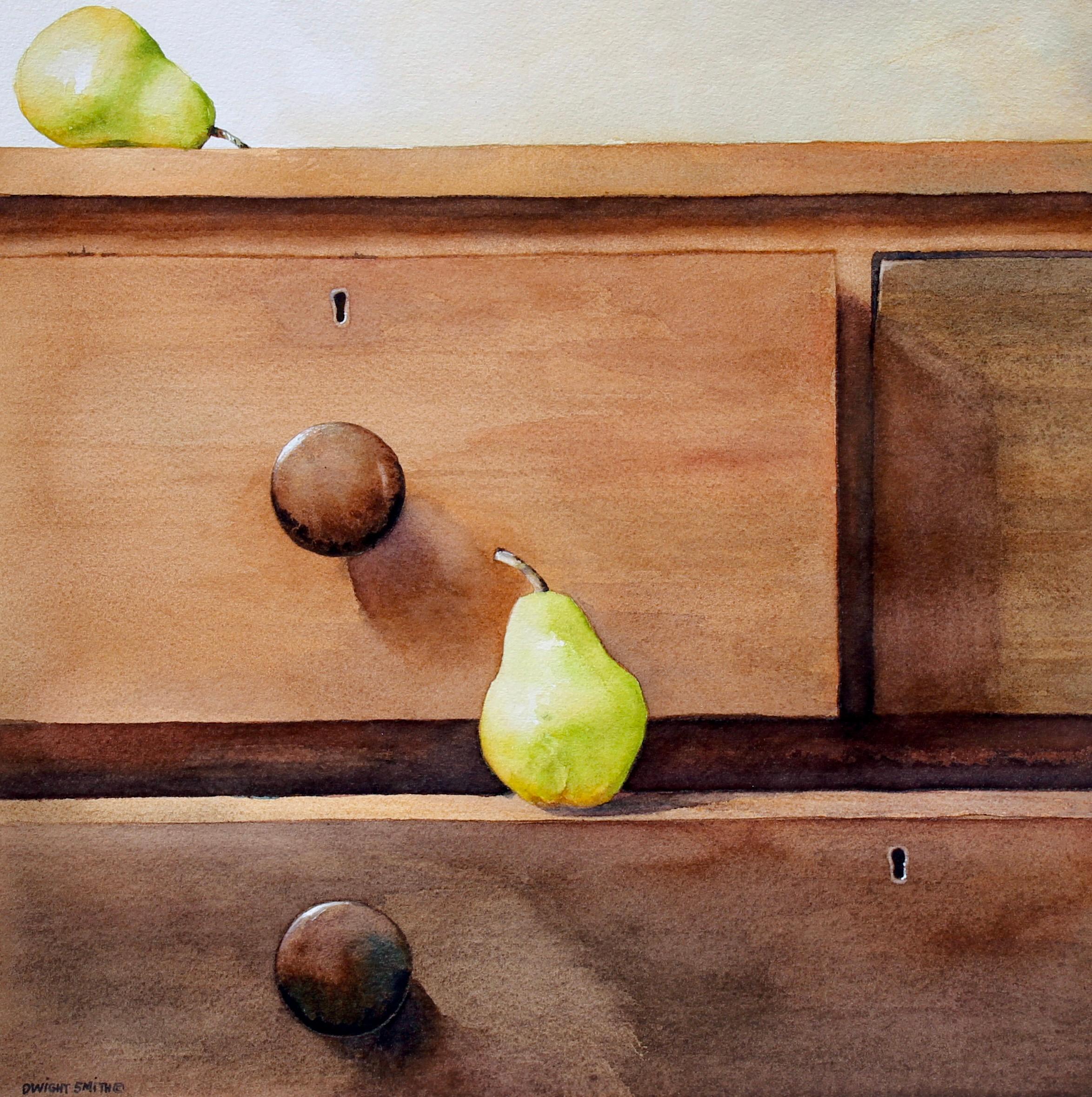 Dwight Smith Still-Life – Antike Birnen, Originalgemälde