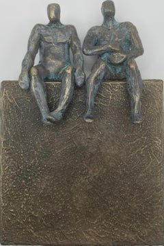 Peaceful Couple on Bronze 1/50, Original Painting