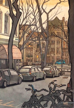 Rotterdam Streets, Original Painting