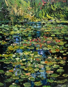 Aquarelle Garden 32, peinture à l'huile