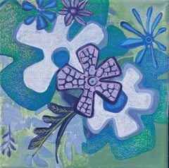 Purple Flower, Original Painting