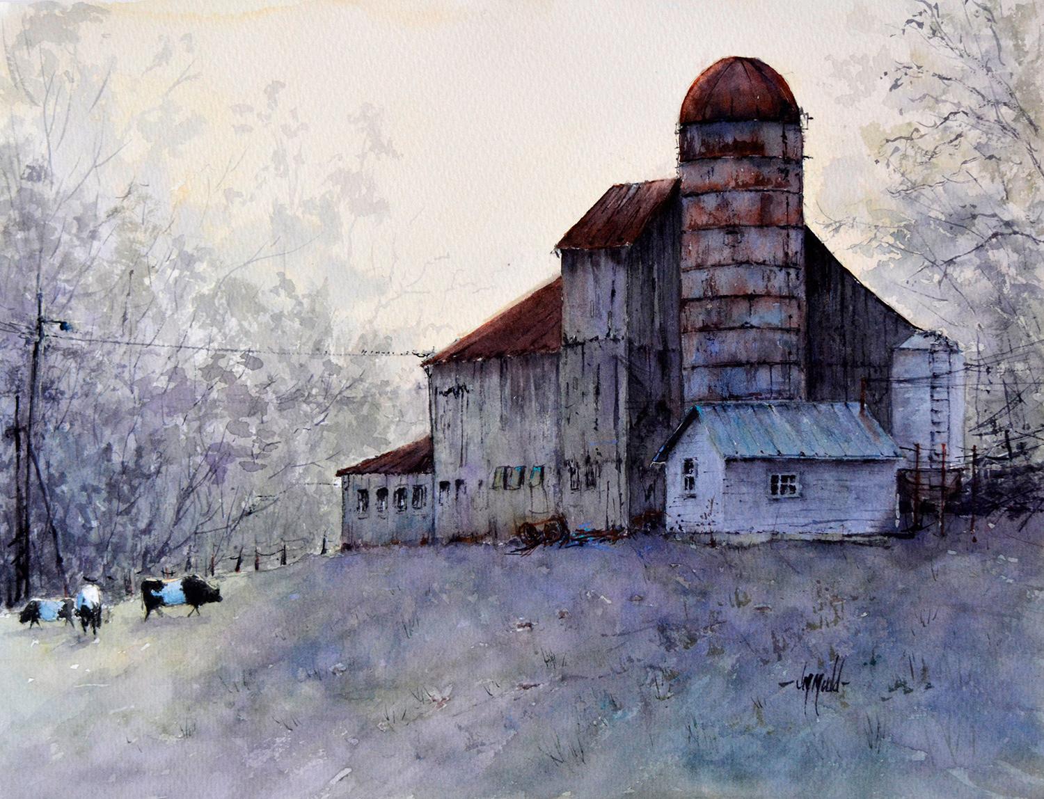 A View from the Back, Original Painting